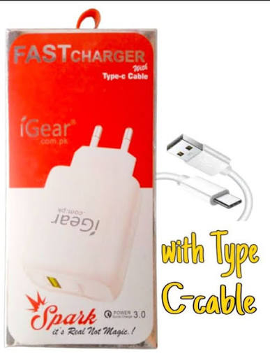 iGear PD 15W Fast Charger Type-C to Lightning Cable for iPhone