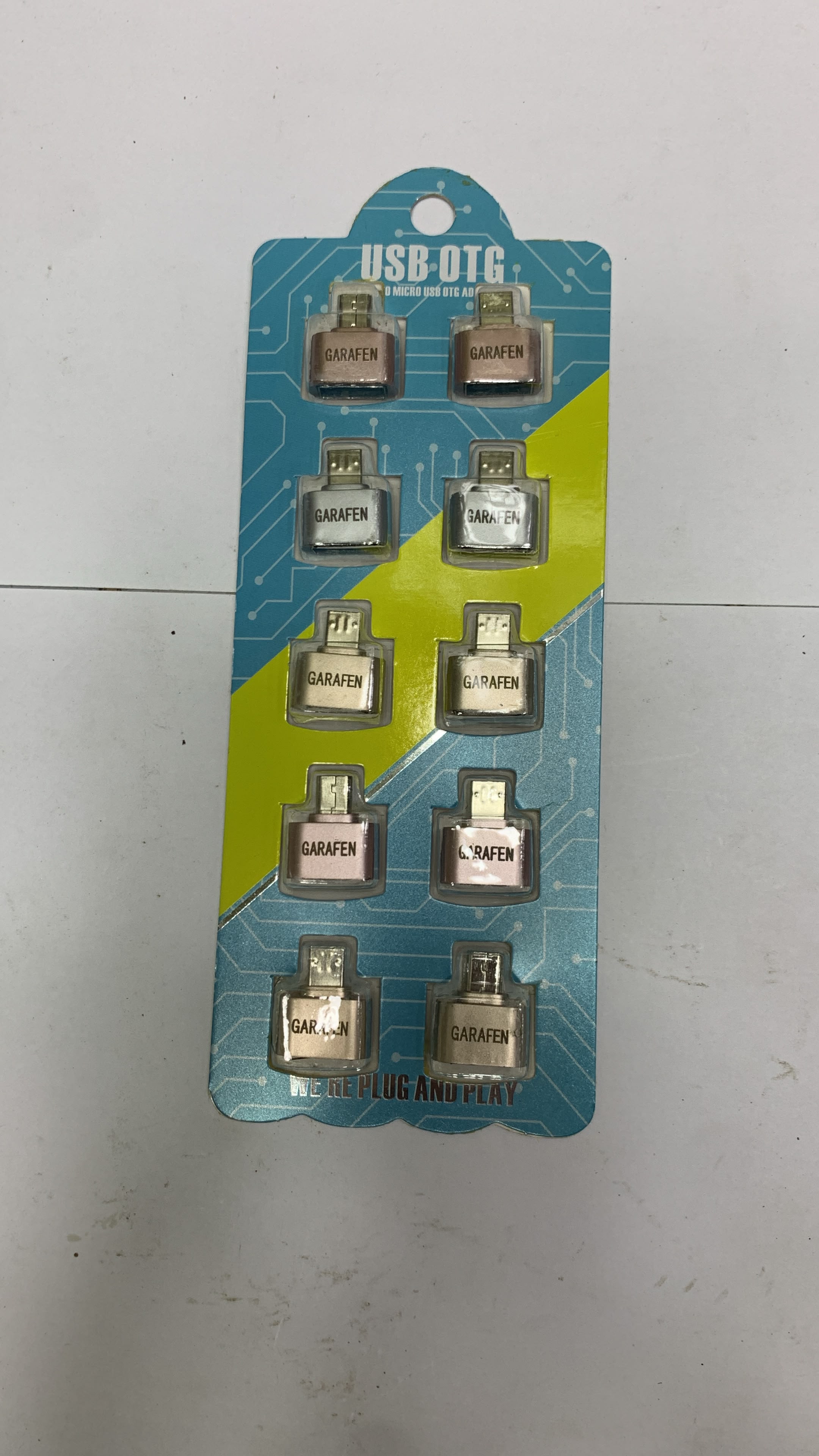 OTG Micro USB Adapter Connector - 10 Piece Pack