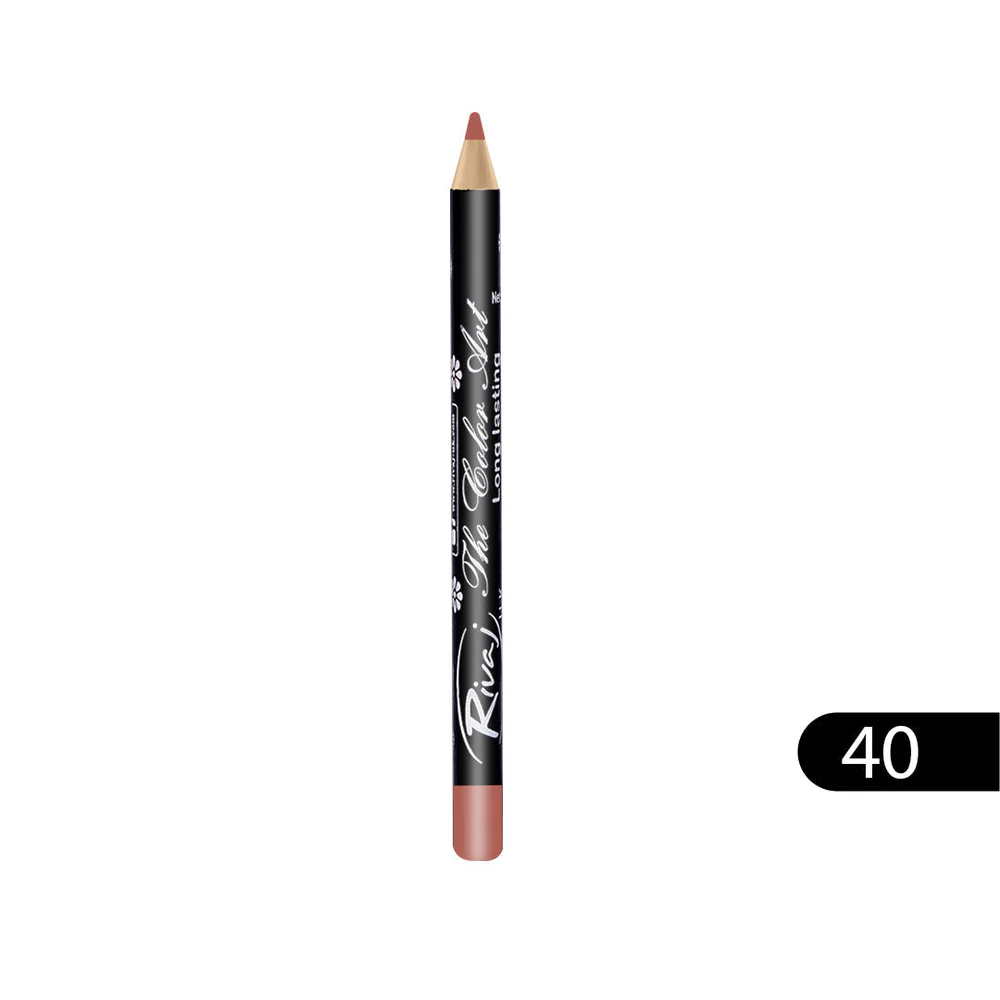 Rivaj UK Lip & Eye Pencil 40 - Long-Lasting Dual Purpose Pencil