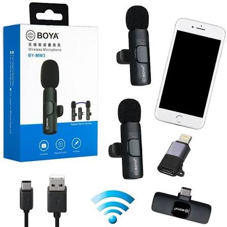 BOYA Wireless Microphone (Model: BY-MW3)