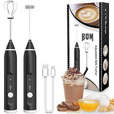 2-in-1 Rechargeable Coffee Beater & Milk Frother - Portable Handheld Mixer for Pakistan